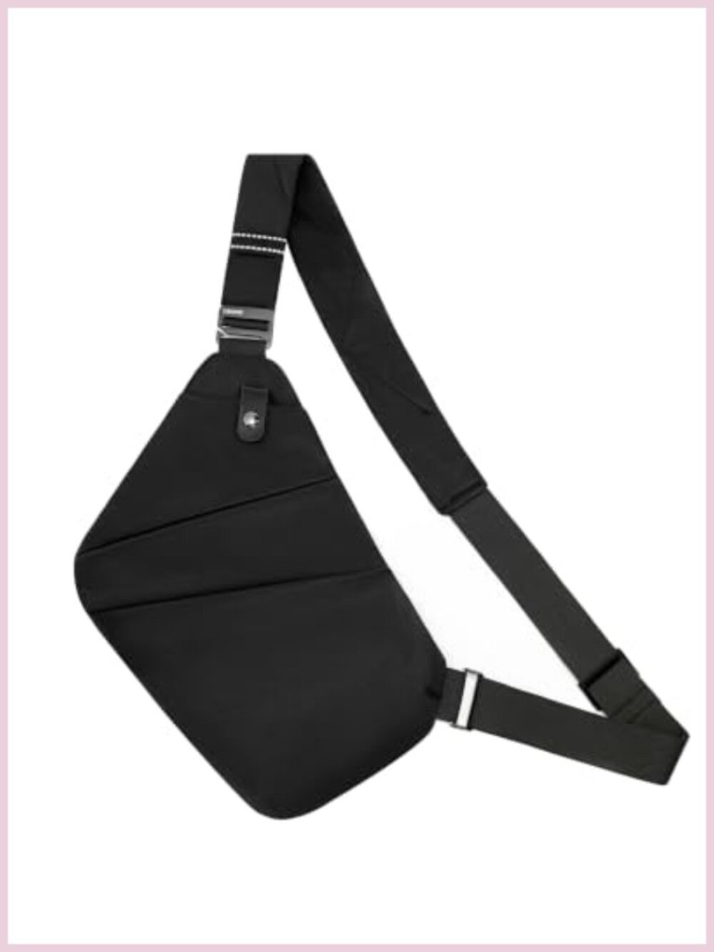 Water-Resistant 900D Polyester Anti-Theft Crossbody Sling Bag Fits iPad Padded
